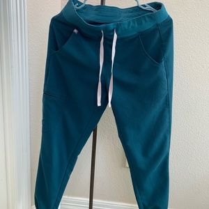 FIGS Scrubs : Women Pants Zamora Jogger Caribbean Blue Size XS/P